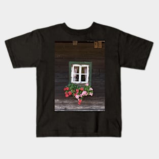 Old Farmhouse Window Kids T-Shirt